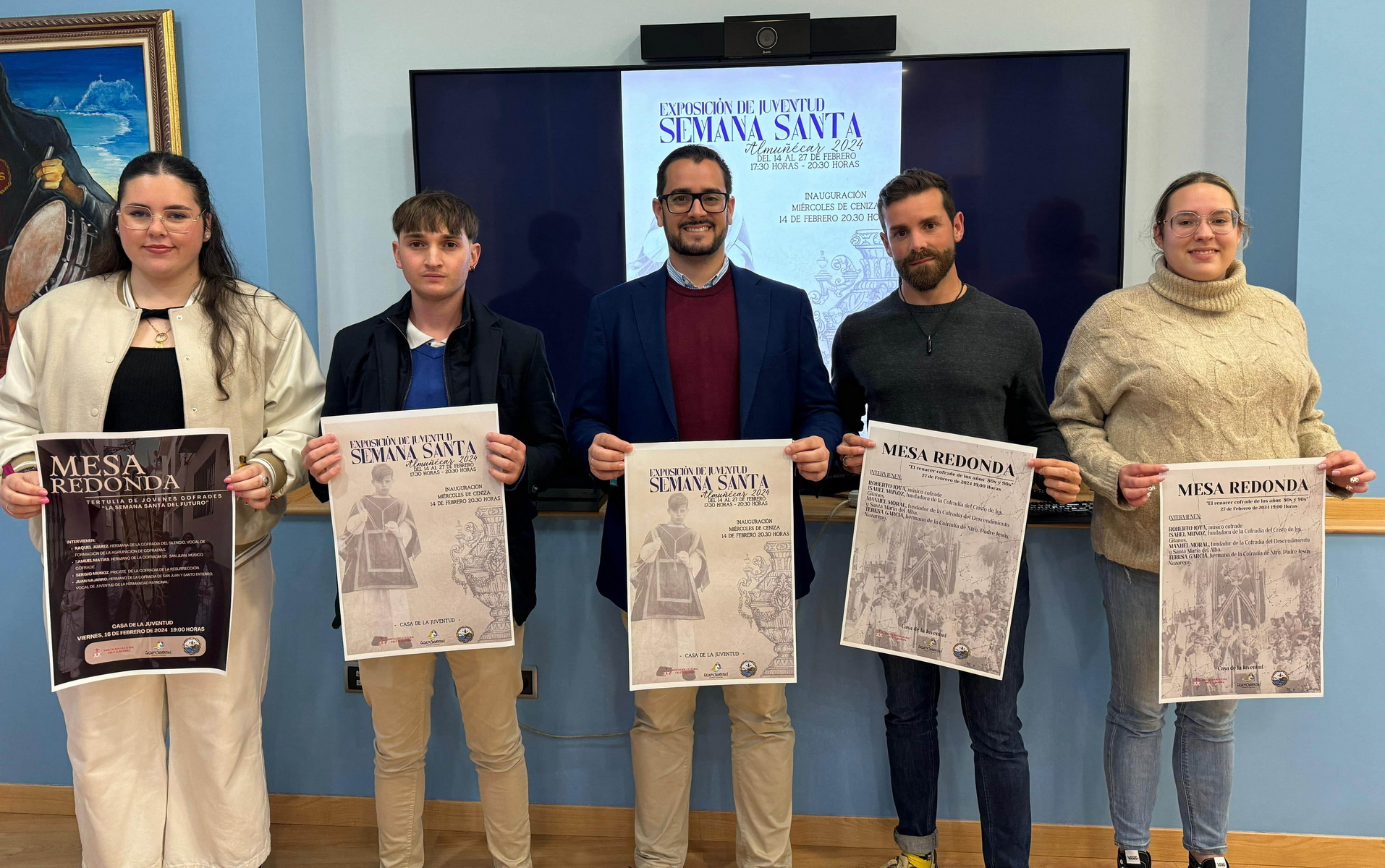 Una exposición y dos tertulias reconocen el papel de la juventud en la Semana Santa de Almuñécar